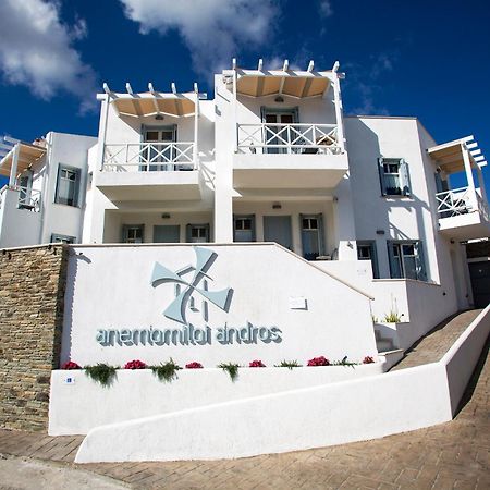 Anemomiloi Andros Hotel Bagian luar foto