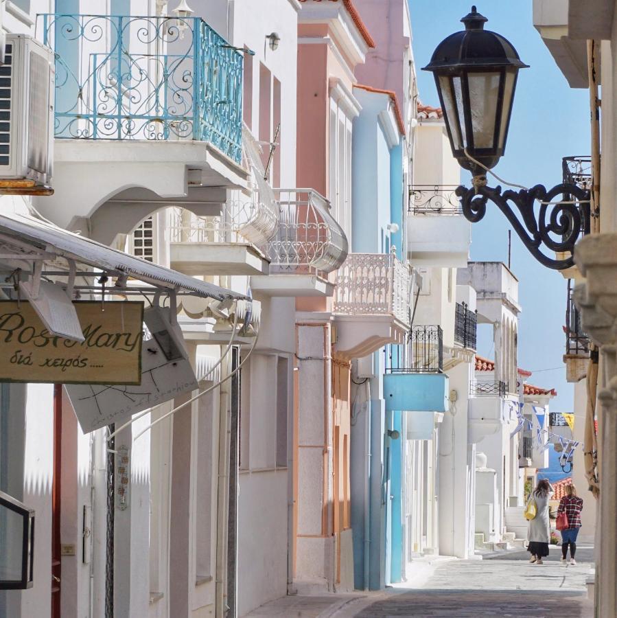 Anemomiloi Andros Hotel Bagian luar foto