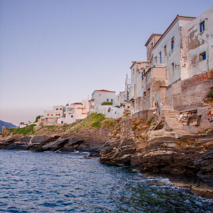 Anemomiloi Andros Hotel Bagian luar foto