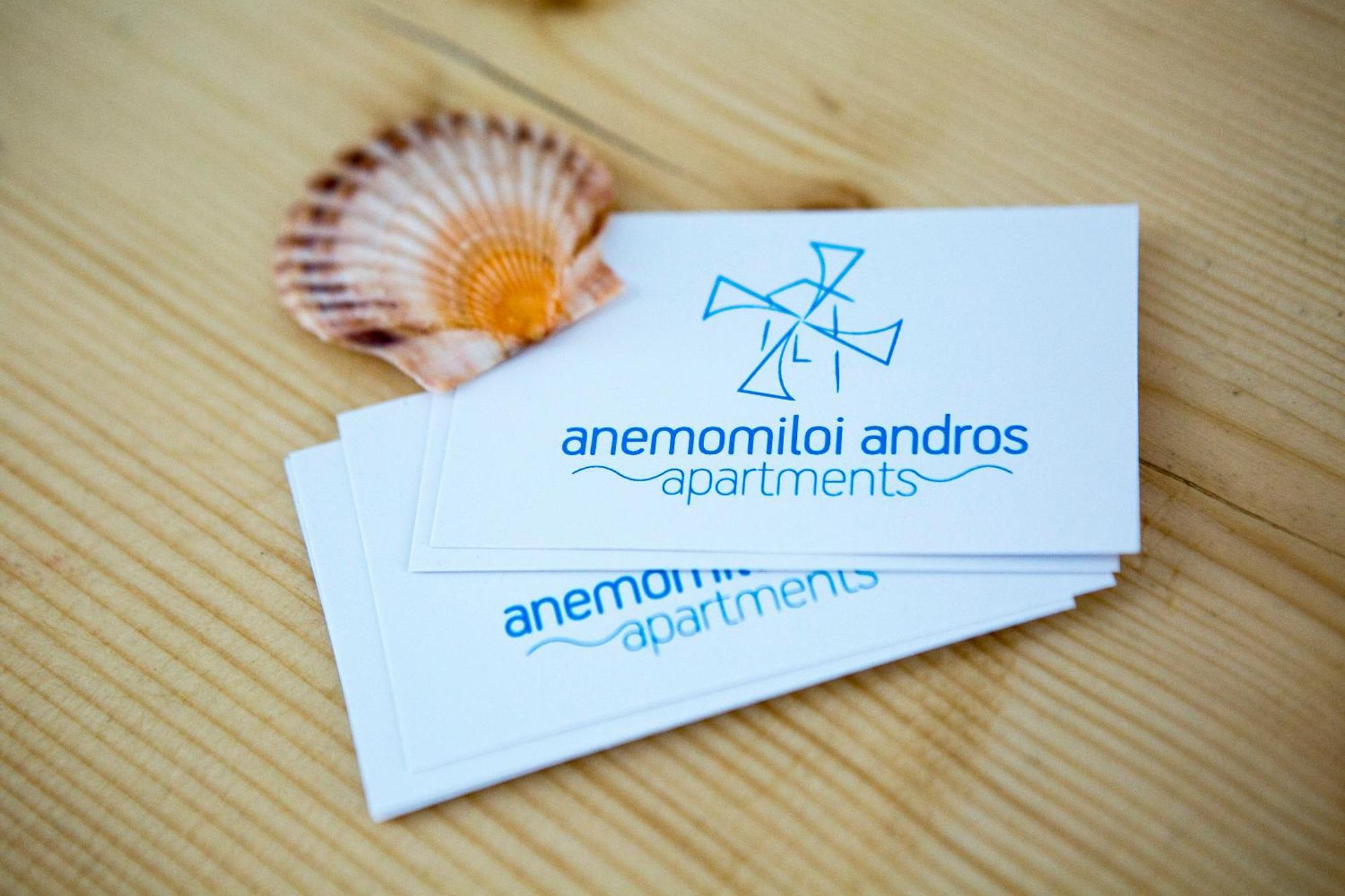 Anemomiloi Andros Hotel Bagian luar foto