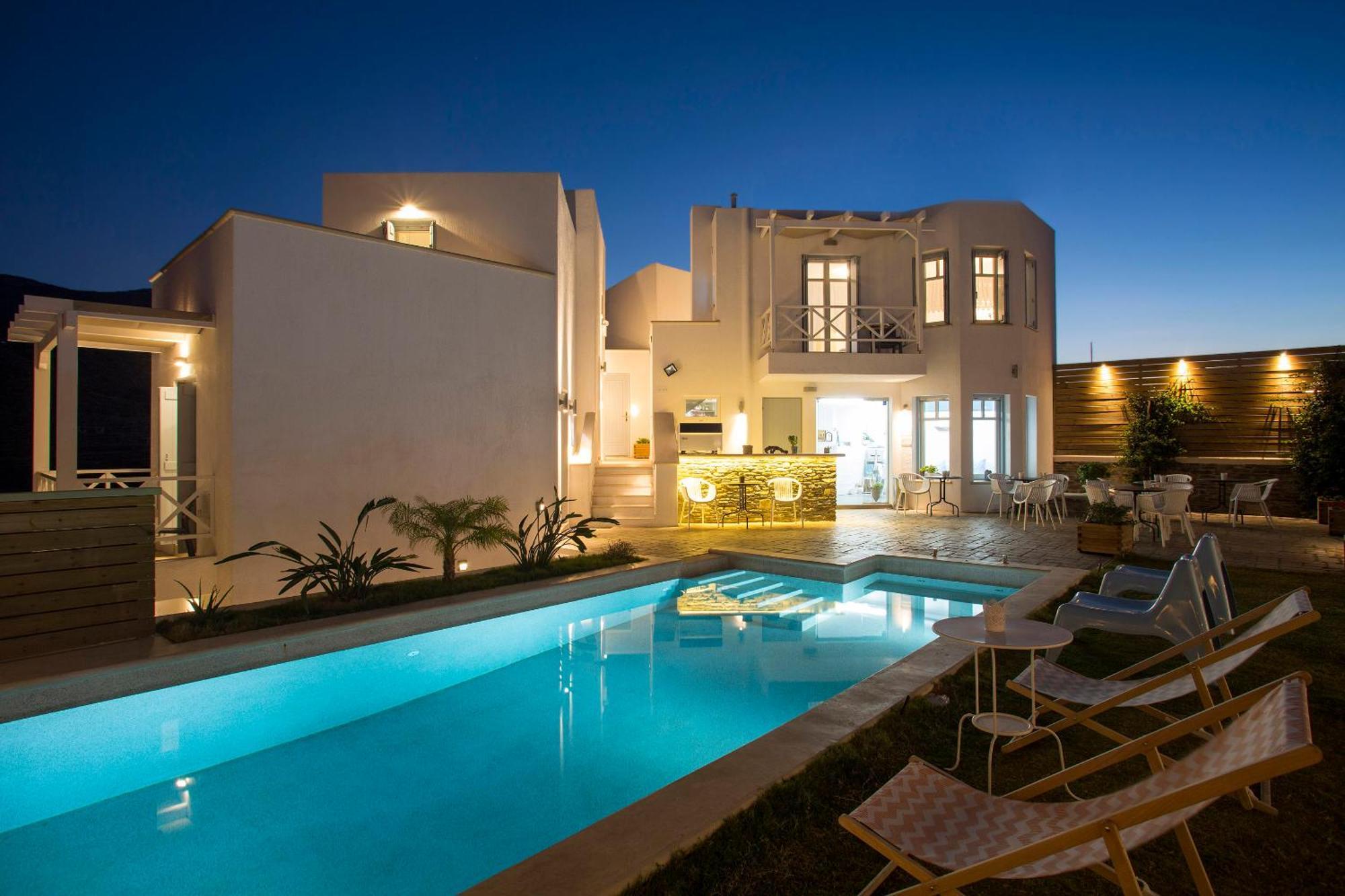 Anemomiloi Andros Hotel Bagian luar foto