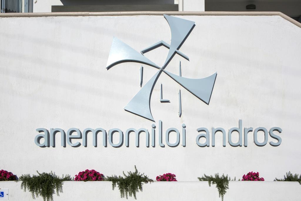 Anemomiloi Andros Hotel Bagian luar foto
